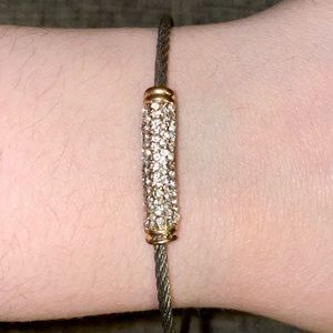 Silver and Gold Sparkly Bracelet